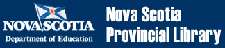 Nova Scotia Provincial Library banner